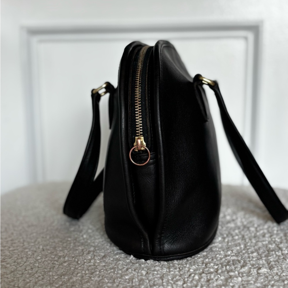 Vintage Coach Pelham Black Leather Bag - Picture 3 of 11